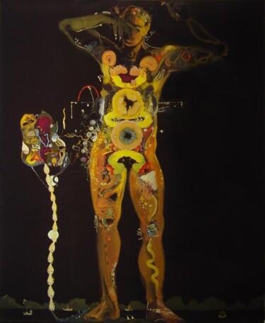 Peinture intitulée "P.P.Prudhon" par Rob Arbouw, Œuvre d'art originale, Huile