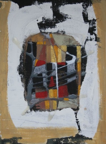 Peinture intitulée "Autoportrait d'un c…" par Michel Maréchal, Œuvre d'art originale