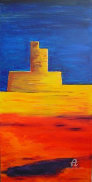 Peinture intitulée "BASTION" par Alain Oviste, Œuvre d'art originale