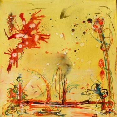 Peinture intitulée "Envolée sauvage" par Joel Jambou, Œuvre d'art originale, Huile