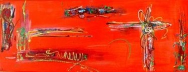 Peinture intitulée "Mystères" par Joel Jambou, Œuvre d'art originale, Huile