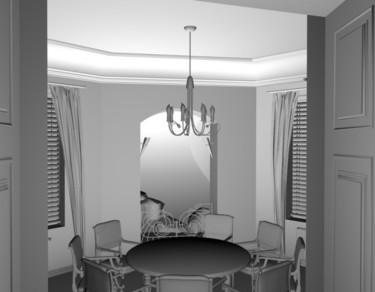 Digital Arts titled "Sala-Muzeu" by Herta, Original Artwork, Architecture