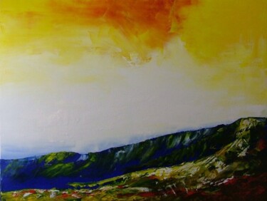 Peinture intitulée "Evasion" par René Vincent-Viry, Œuvre d'art originale, Huile