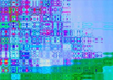 Digital Arts titled "circuit street" by Chris Lee, Original Artwork