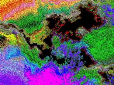 Digital Arts titled "colors on black bac…" by Chris Lee, Original Artwork