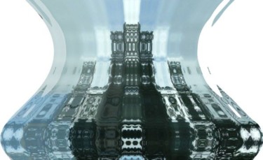 Digital Arts titled "grey vase" by Chris Lee, Original Artwork