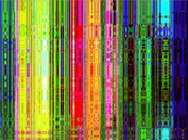 Digital Arts titled "color lines" by Chris Lee, Original Artwork