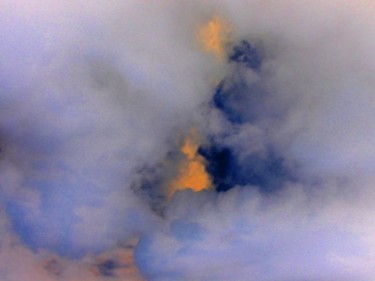 Digital Arts titled "orange purple fog" by Chris Lee, Original Artwork