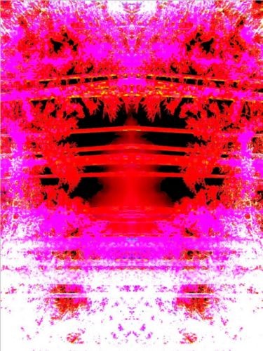 Digital Arts titled "red pink white" by Chris Lee, Original Artwork