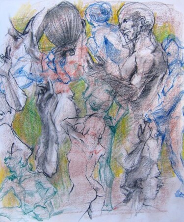 Drawing titled "NUMBER 89" by David Schoffman, Original Artwork