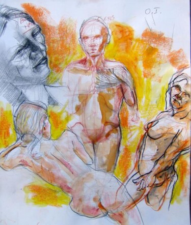 Drawing titled "NUMBER 90" by David Schoffman, Original Artwork