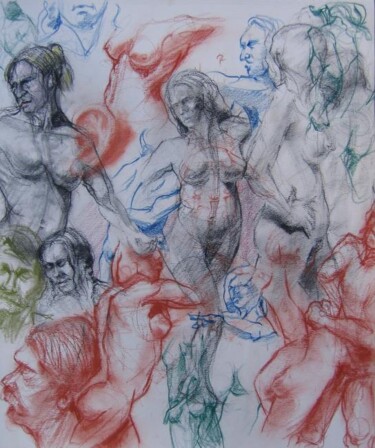 Drawing titled "NUMBER 93" by David Schoffman, Original Artwork