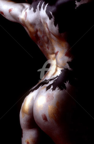 Body art body painting 绘画 标题为“Body art body paint…” 由Elen Gera, 原创艺术品