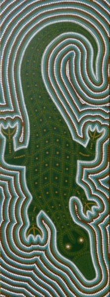 Peinture intitulée "Croc-Mitaine" par Jean Louis Jabalé, Œuvre d'art originale
