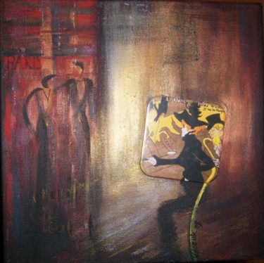 Painting titled "Paris 2009" by Marzena Walczuk, Original Artwork, Acrylic