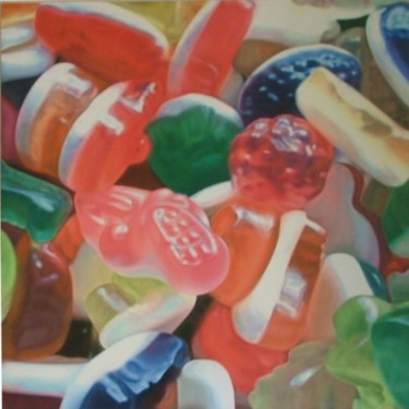 Peinture intitulée "c'est bô la vie" par Diem, Œuvre d'art originale, Huile