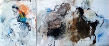 Peinture intitulée "legato b" par Catherine Monmarson, Œuvre d'art originale