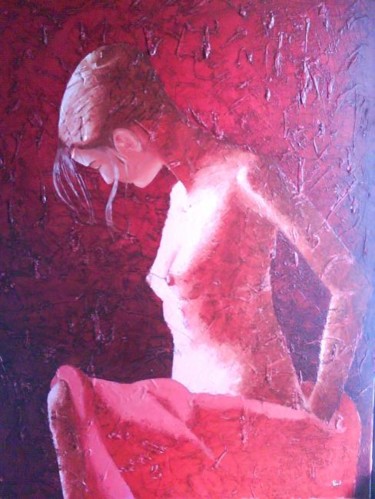 Peinture intitulée "ange des thermes" par Drindrine, Œuvre d'art originale