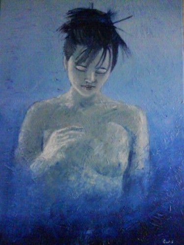 Peinture intitulée "réve asiatique" par Drindrine, Œuvre d'art originale