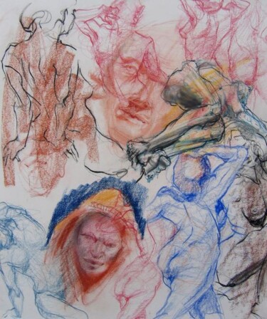 Drawing titled "NUMBER 99" by David Schoffman, Original Artwork