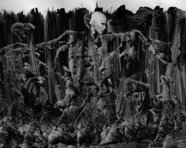 Painting titled "Semele" by Mike Healey, Original Artwork