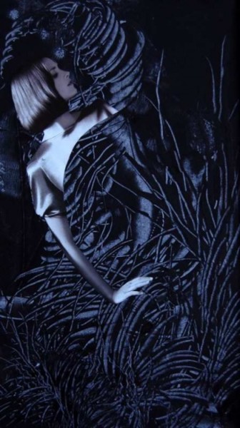 Painting titled "Fashion Plate No.5" by Mike Healey, Original Artwork