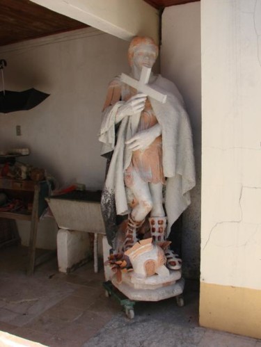 Pintura intitulada "Santo Expedito" por Alceo Luiz De Costa Dcosta, Obras de arte originais