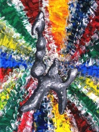 Peinture intitulée "ISAI" par Yann Jost, Œuvre d'art originale, Huile