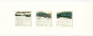 印花与版画 标题为“Traces 2” 由Bergerot-Jones Catherine, 原创艺术品, 雕刻