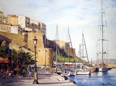 Peinture intitulée "Calvi (Corse)" par Marcel Boos, Œuvre d'art originale