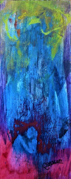 Peinture intitulée "Le monde des ombres…" par Claude Gascon, Œuvre d'art originale, Acrylique