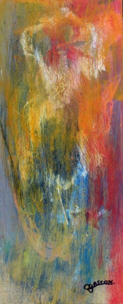 Peinture intitulée "Le monde des ombres…" par Claude Gascon, Œuvre d'art originale, Acrylique