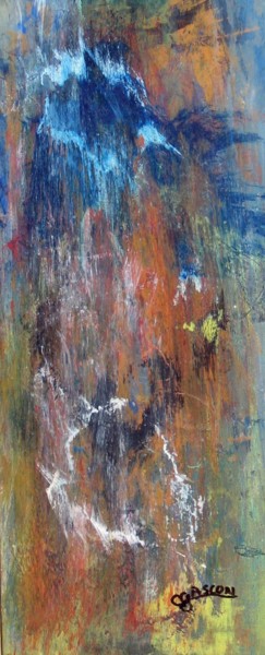 Peinture intitulée "Le monde des ombres…" par Claude Gascon, Œuvre d'art originale, Acrylique