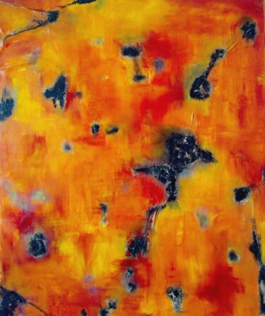 Peinture intitulée "Abstract Light" par Séverine Joly (Carré comme Orange), Œuvre d'art originale, Acrylique