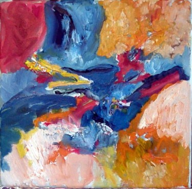 Painting titled "A River Runs Throug…" by Angelo Di Pietrantonio, Original Artwork, Oil