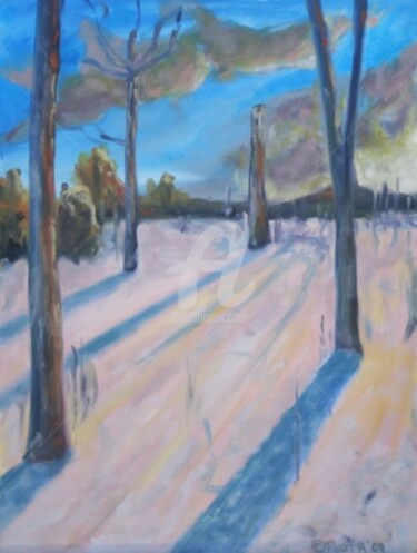 Painting titled "The Broken Tree" by Piotr, Original Artwork