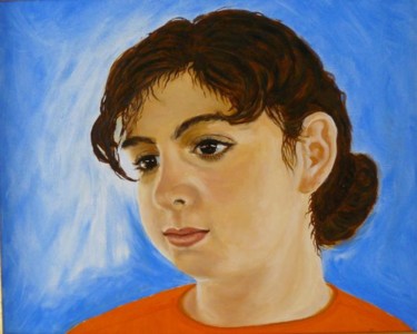 Peinture intitulée "Caroline" par Mog, Œuvre d'art originale, Huile