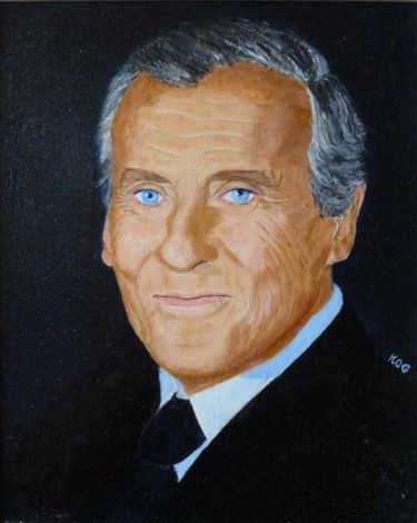 Peinture intitulée "Jean d'O" par Mog, Œuvre d'art originale, Huile