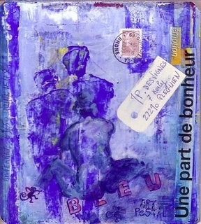 Sculpture intitulée "afferret_bleu_2.jpg" par Anne-Frédérique Ferret, Œuvre d'art originale