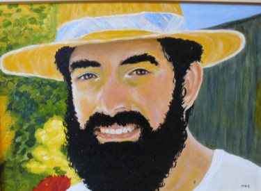 Peinture intitulée "Paul barbu..." par Mog, Œuvre d'art originale, Huile