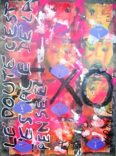 Peinture intitulée "Exo" par Toytoy, Œuvre d'art originale