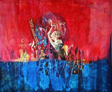Peinture intitulée "Apocalypse now" par Michel Maréchal, Œuvre d'art originale