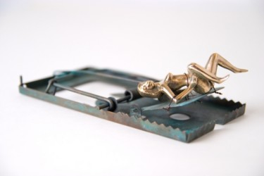 Sculpture intitulée ""Trap"" par Zigmunds Bielis, Œuvre d'art originale