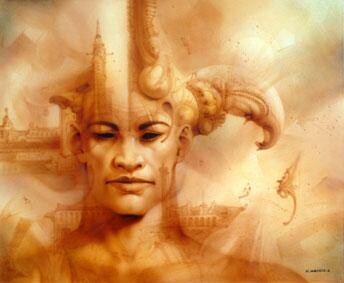 Painting titled "Di-Maccio" by Gérard Di-Maccio, Original Artwork, Oil
