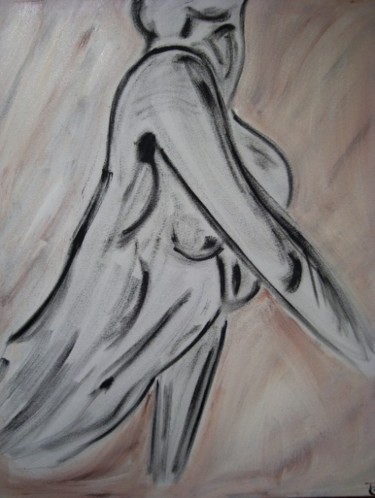 Pintura intitulada ""Suplica..."" por Maria Teresa Duarte, Obras de arte originais, Acrílico