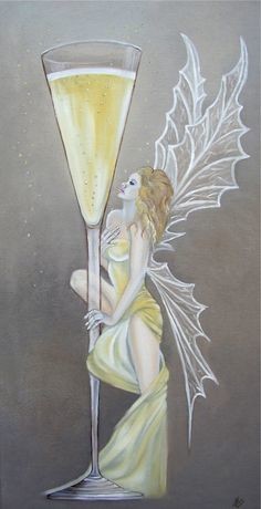 Peinture intitulée "Féerie champenoise" par Alix, Œuvre d'art originale, Huile