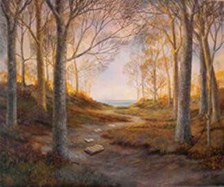 Painting titled "Vers Cythere" by Sophie Busson, Original Artwork