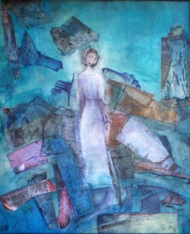 Peinture intitulée "Apocalypse" par Catherine Ausseur, Œuvre d'art originale