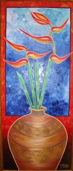 Pintura titulada "ESPERANZA" por Orlando Torres, Obra de arte original, Oleo