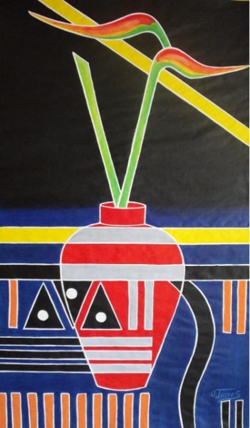 Pintura titulada "COLORIDO" por Orlando Torres, Obra de arte original, Oleo